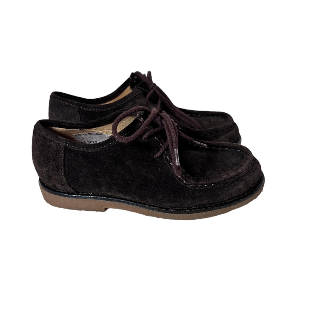 Polo Ralph Lauren little boys brown suede‎ lace up shoes size 3